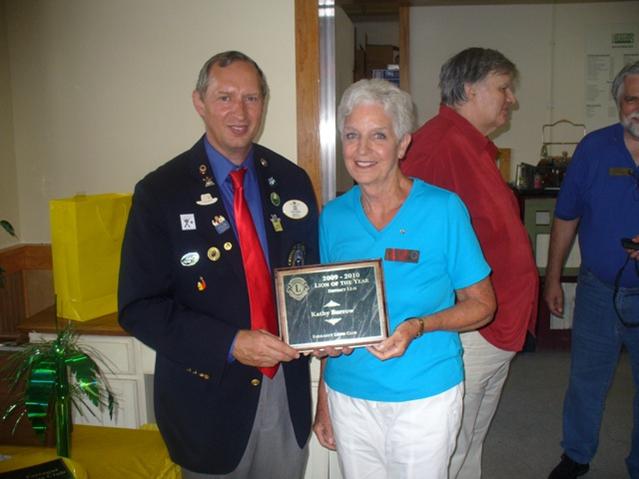 Kathy Burrow 2009 Lion of the Year